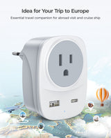 European Travel Plug Adapter