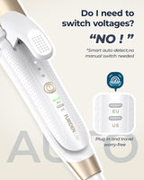 Dual Voltage 1.5” Curler for Soft Curls – Perfect for Travel