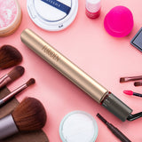 Professional Hair Straightener | Flat Iron for Hair Styling: 2 in 1 Tourmaline Ceramic Flat Iron for All Hair Types with Rotating Adjustable Temperature and Salon High Heat 250℉-450℉ | 1 Inch | Gold